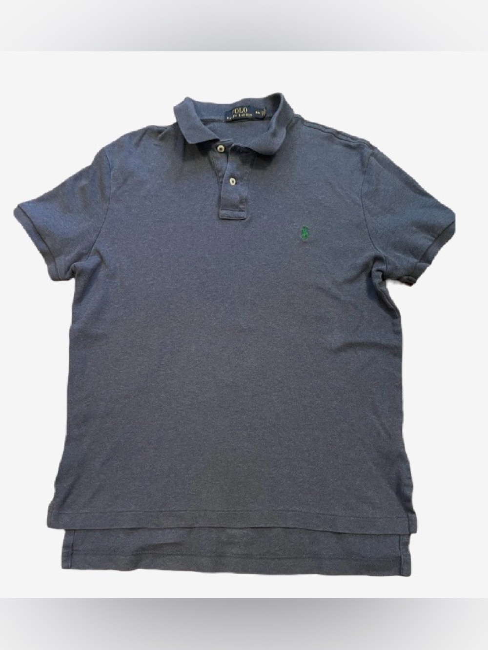 Ralph Lauren Men's Polo Shirt in blue with Green Logo